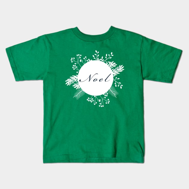 Joyeux Noël Kids T-Shirt by zeevana